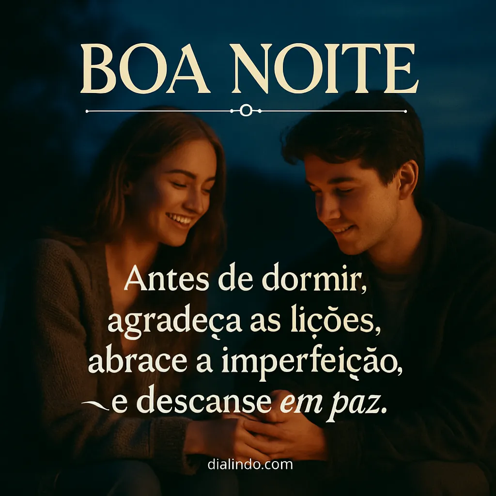 Gratidão, Paz e Imperfeição