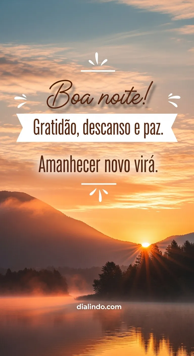 Gratidão: Novo Amanhecer
