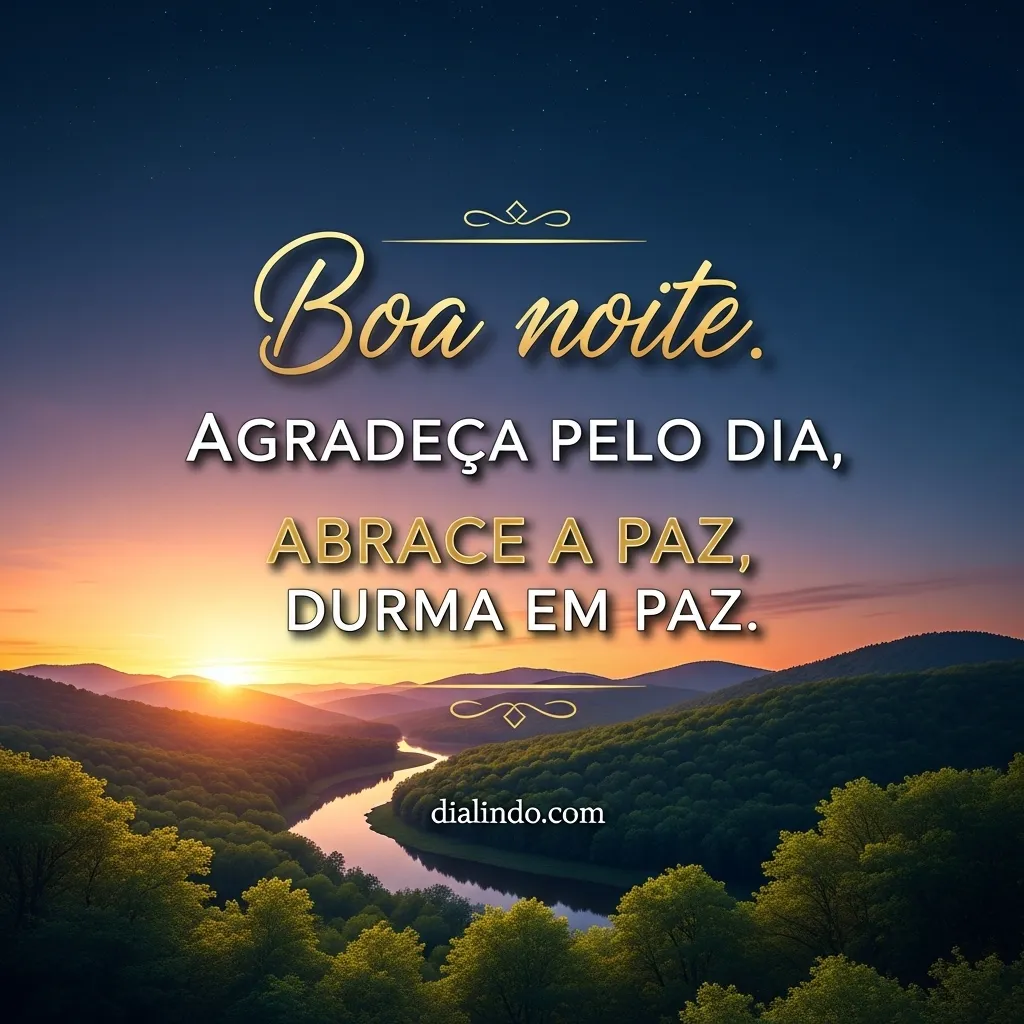 Gratidão, Paz, Sono Tranquilo