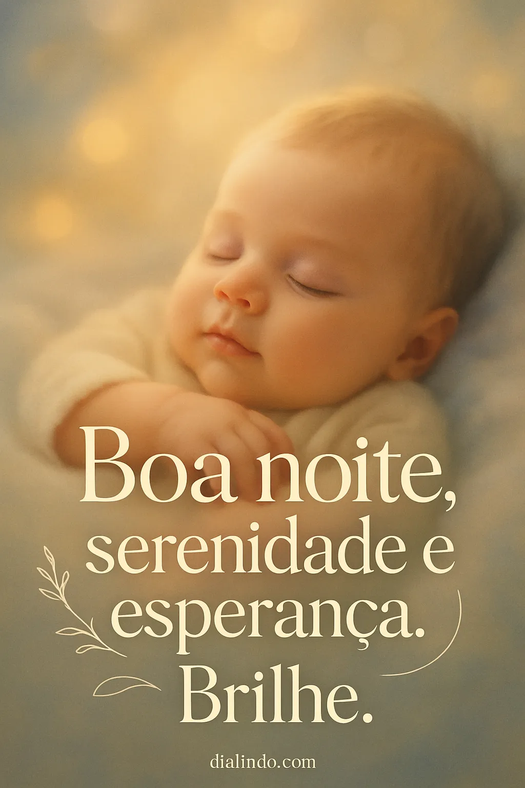 Serenidade Brilhante: Esperança Noturna