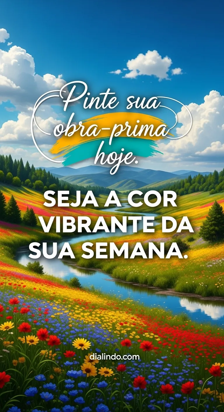 Cores Vibrantes da Sua Semana