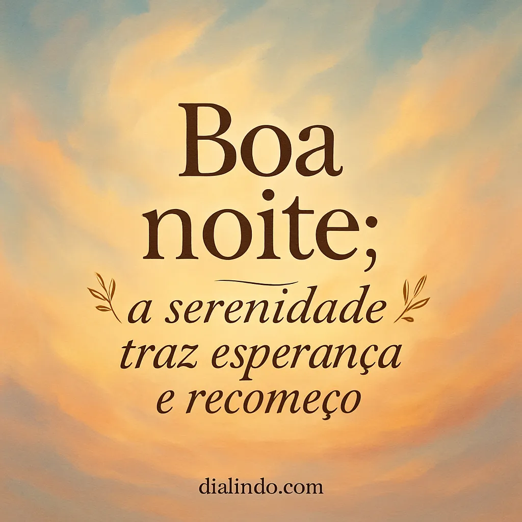 Serenidade: Esperança Renovada