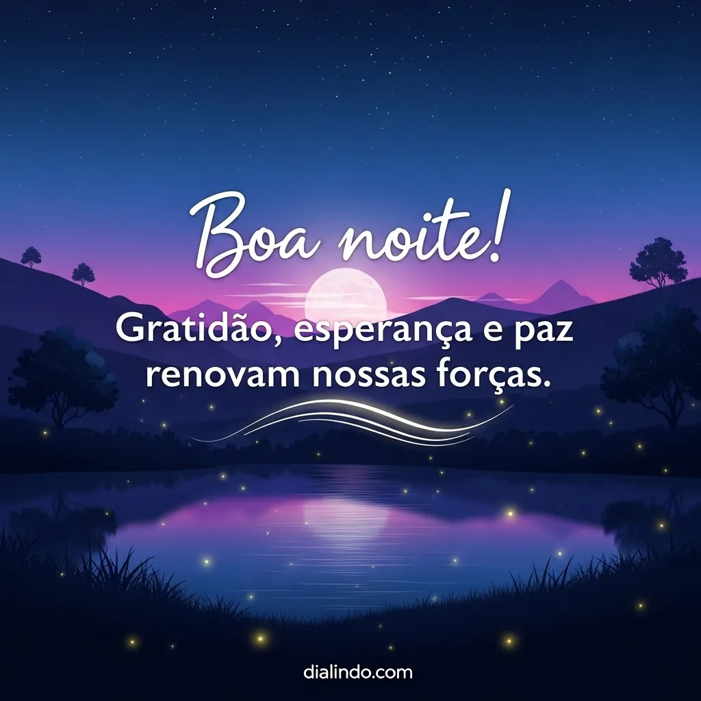 Gratidão, Esperança, Paz Renovada