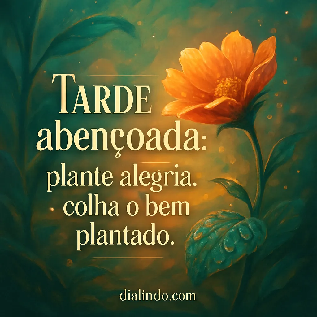 Alegria: Colheita do Bem