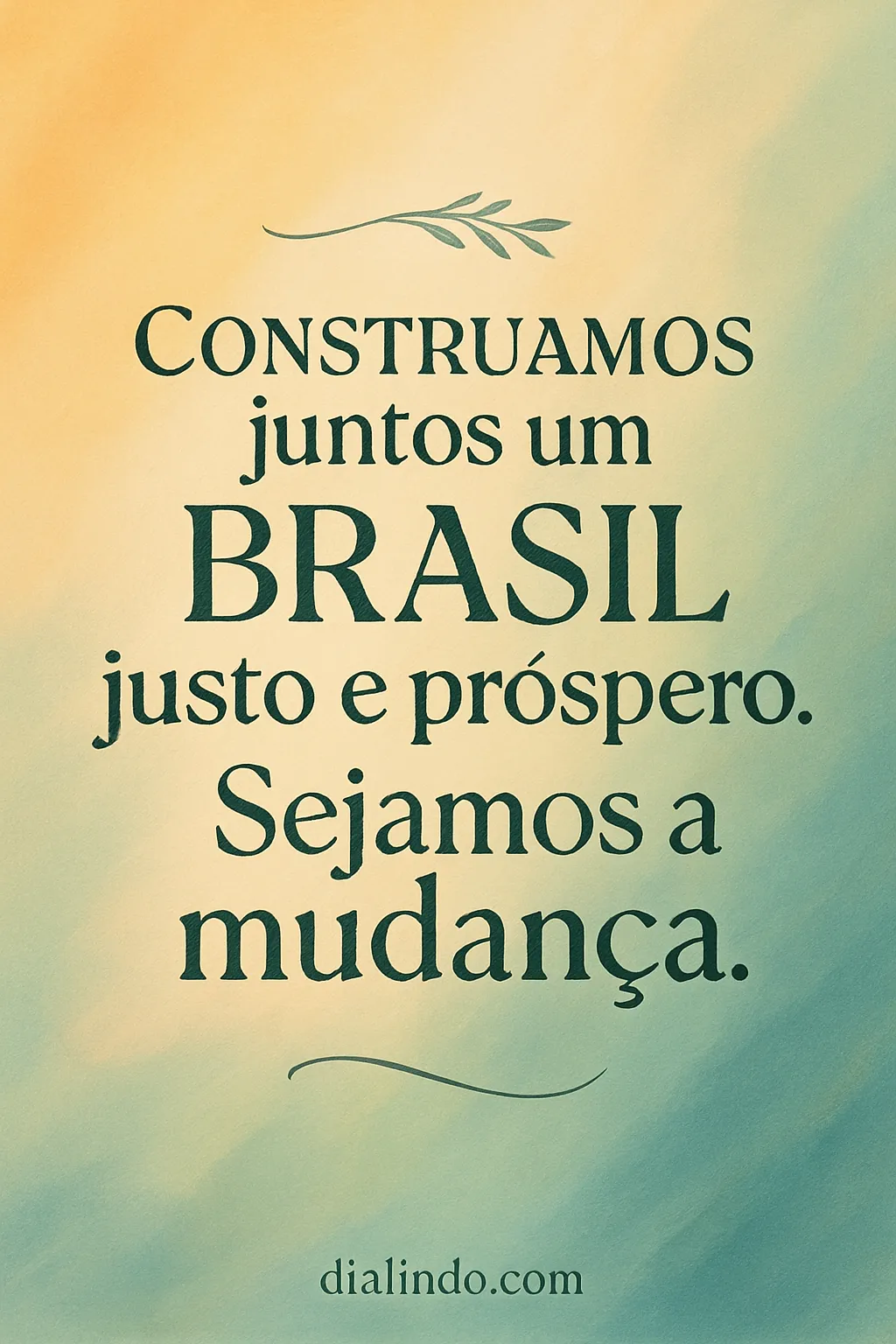 Brasil: Juntos, a Mudança