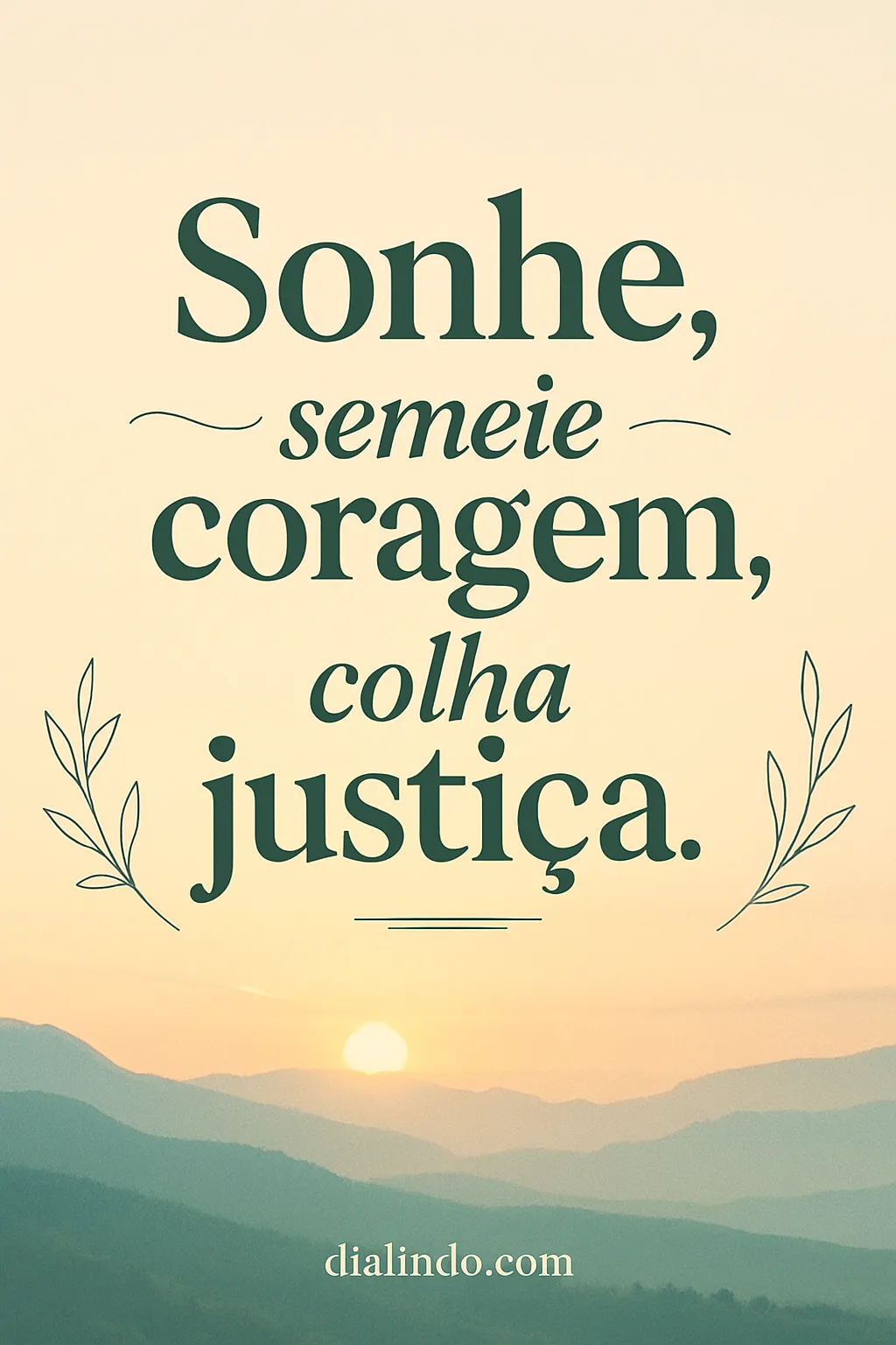 Coragem: Justiça Plantada