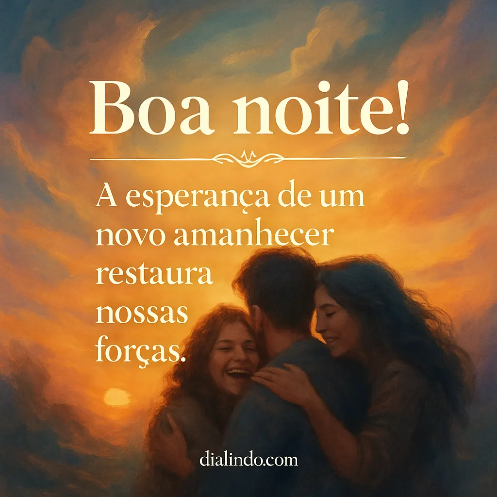 Amanhecer Restaura Forças