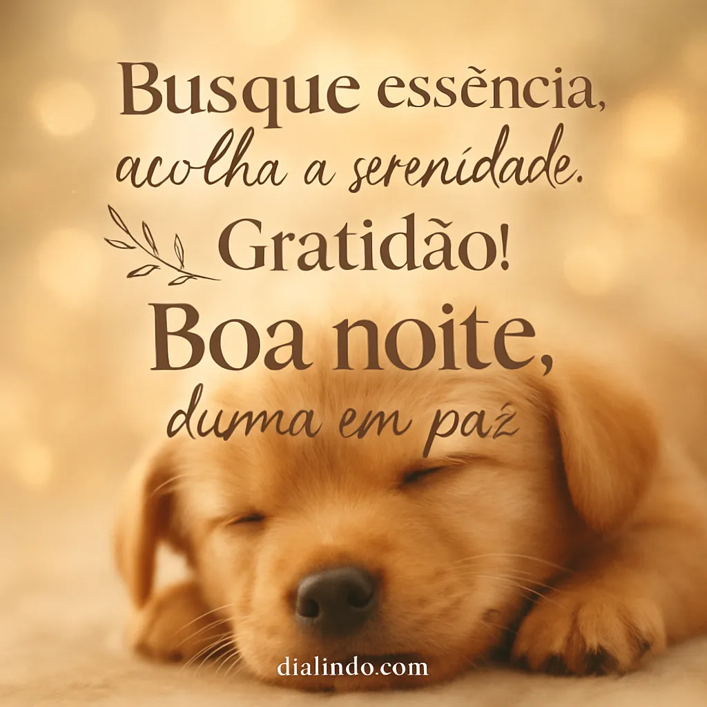 Essência Serenidade Gratidão Paz