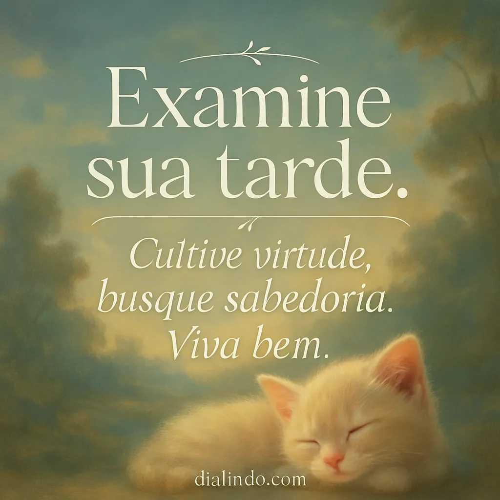 Cultivando a Tarde Virtuosa