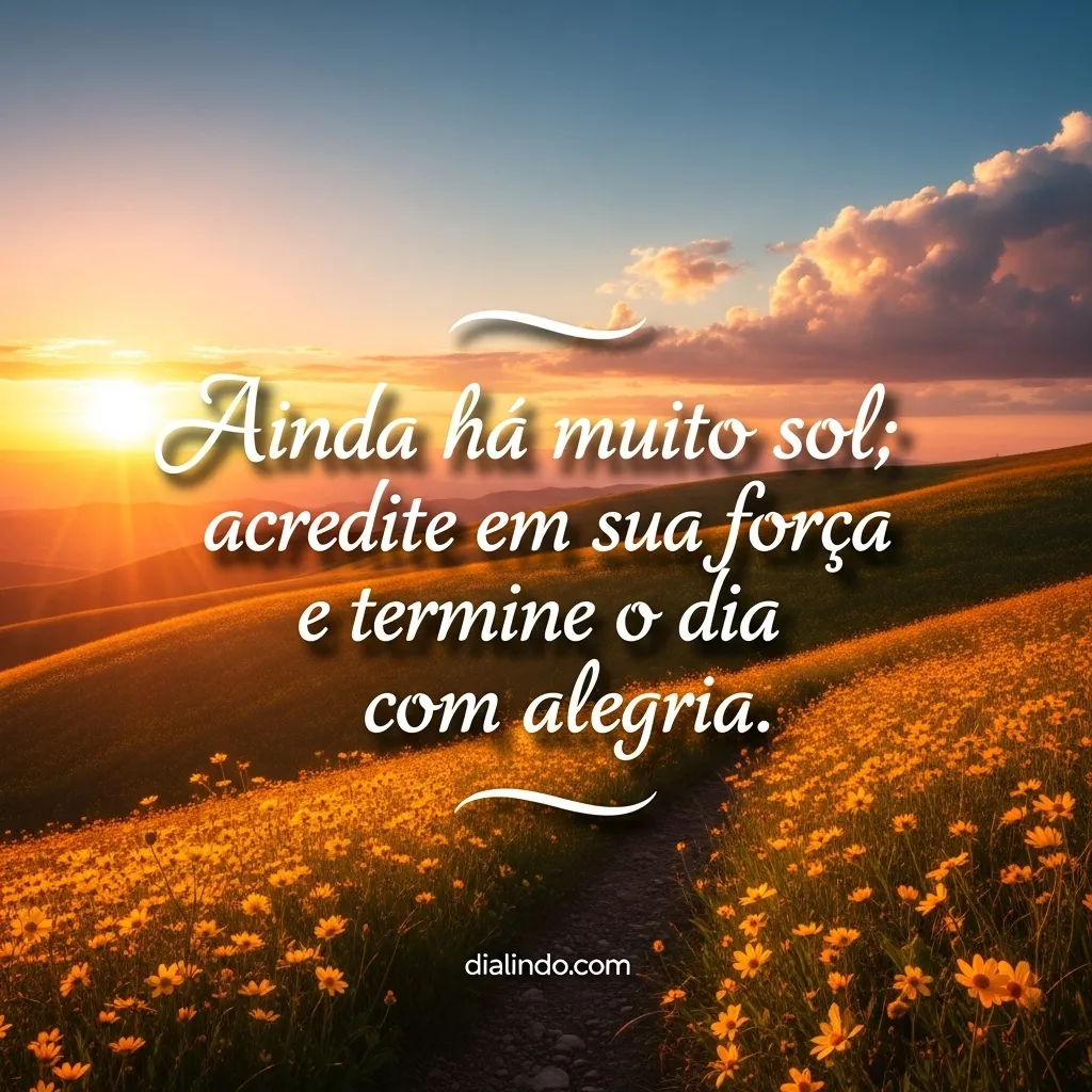 Sol Poente, Alegria Intacta