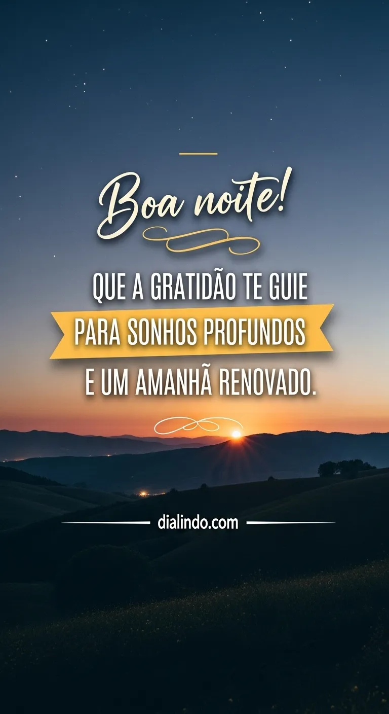 Gratidão: Sonhos Renovados