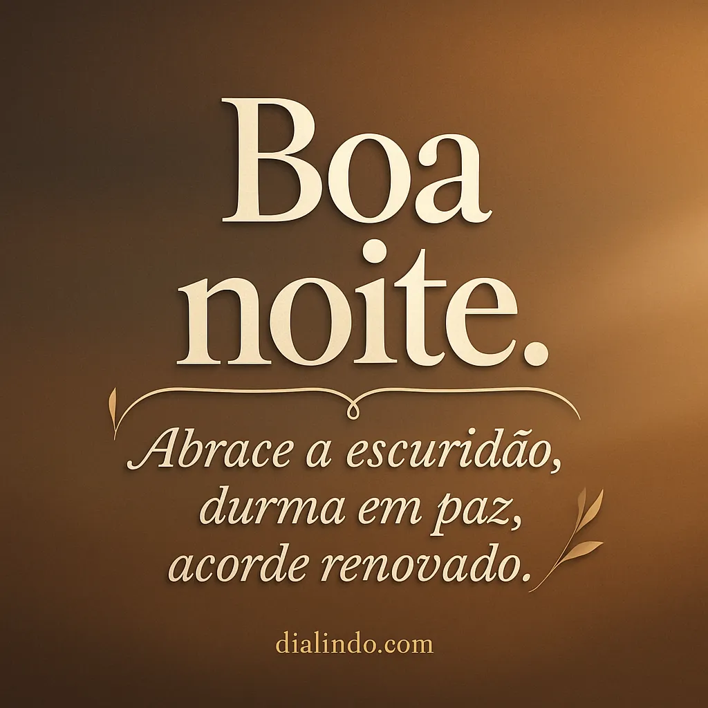 Escuridão: Renovação Matinal