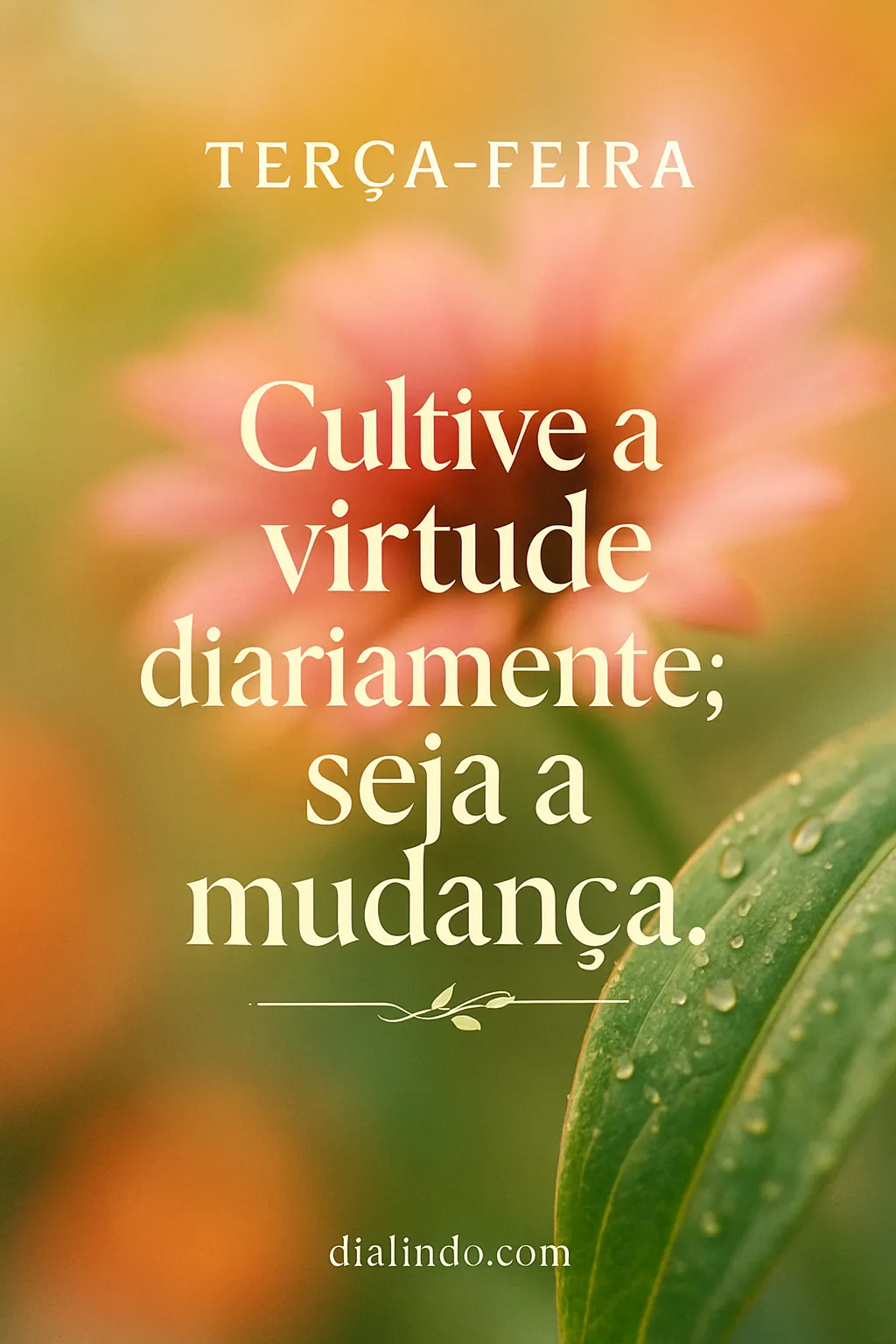 Semeie Virtudes, Seja Transformação