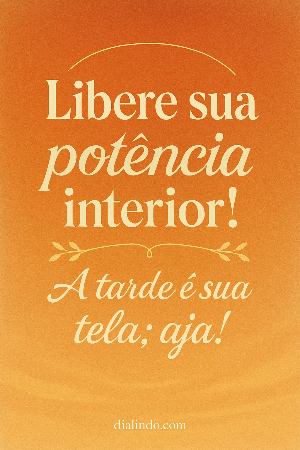 Sua Tarde, Sua Obra-Prima