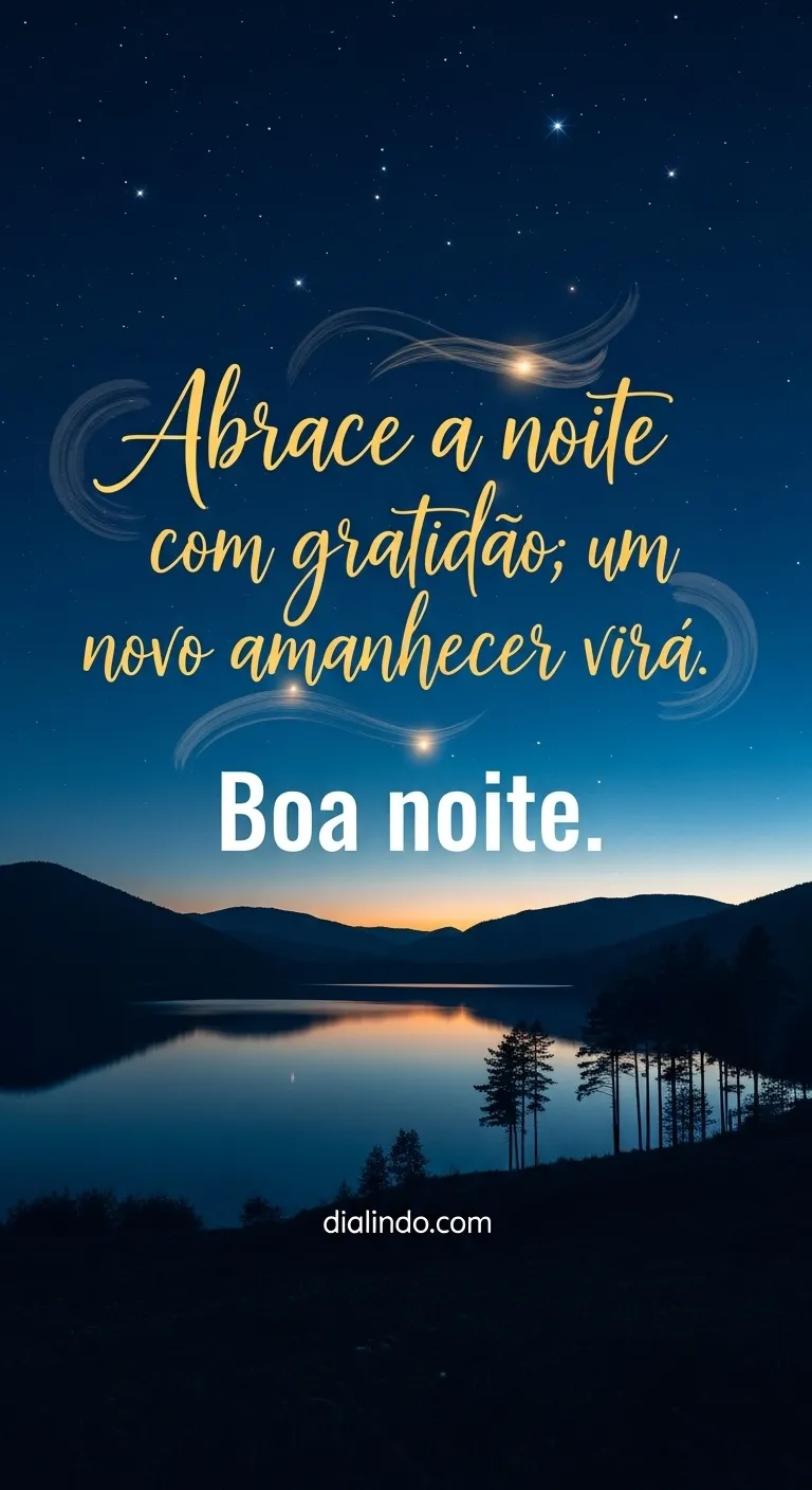 Gratidão Noturna, Novo Amanhecer