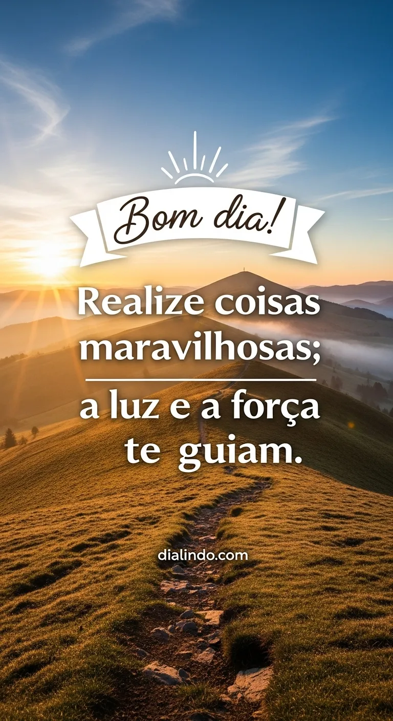 Luz Guiando Maravilhas