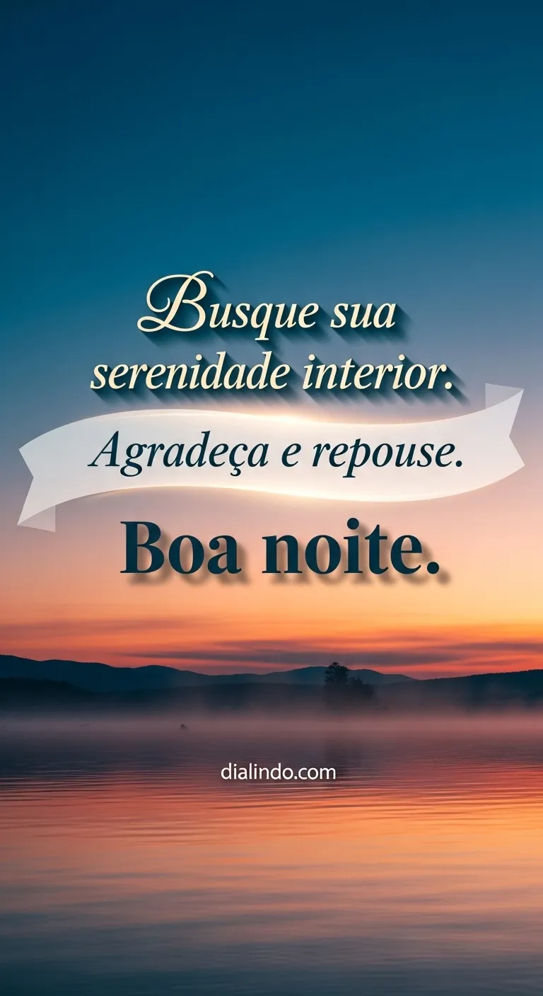 Gratidão, Serenidade e Paz