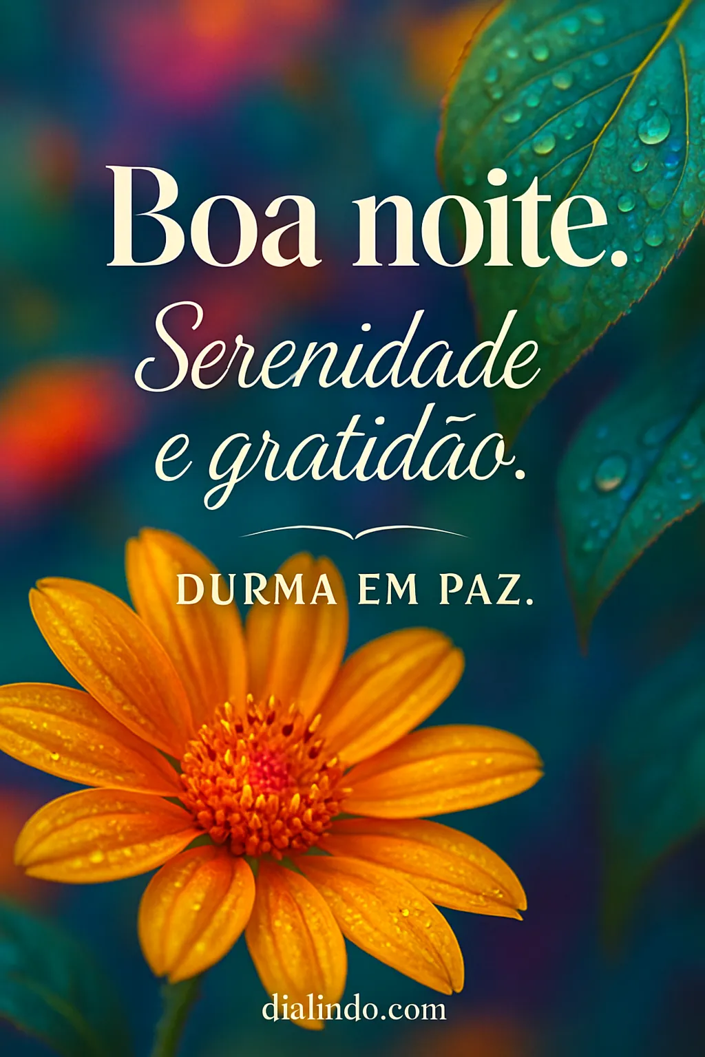 Gratidão Noturna Serenidade