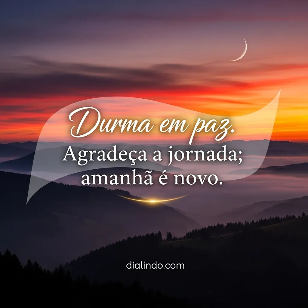 Gratidão Noturna, Novo Amanhecer