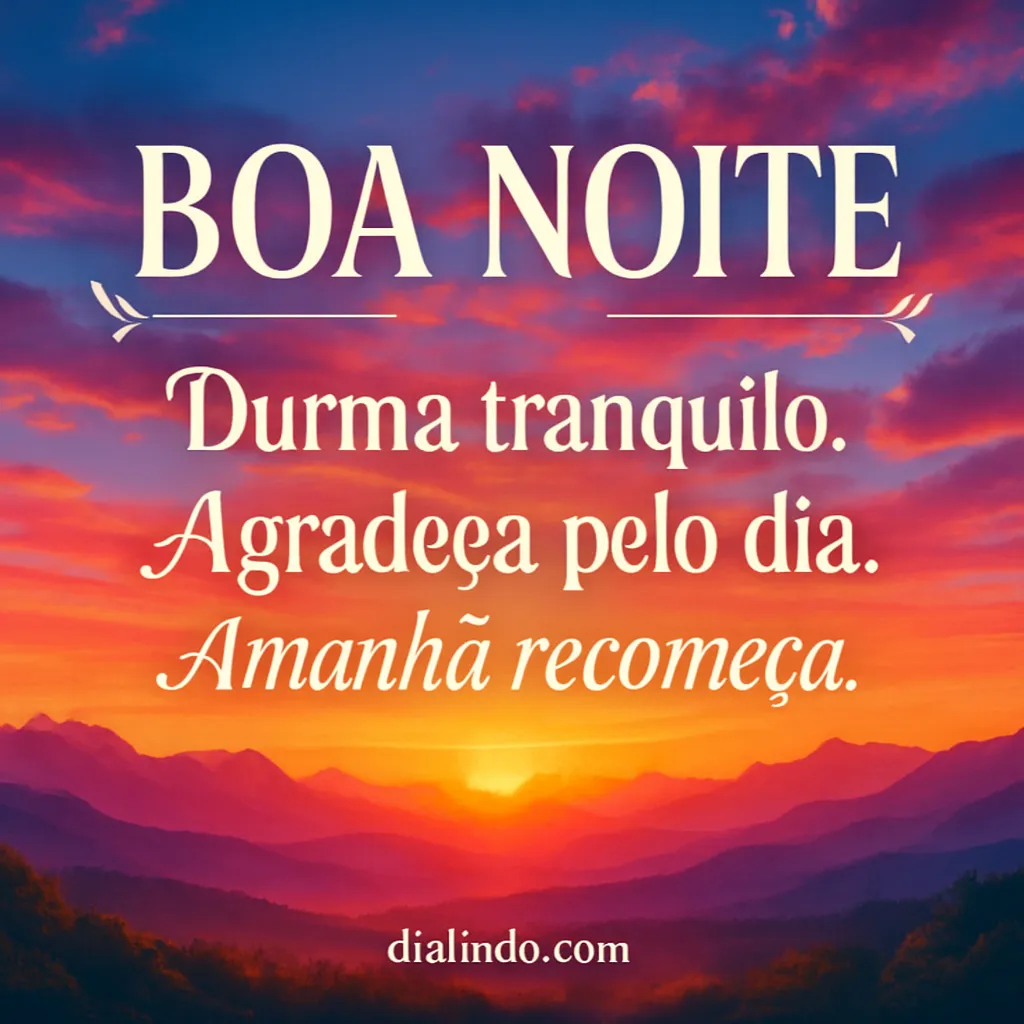 Gratidão Noturna, Novo Dia