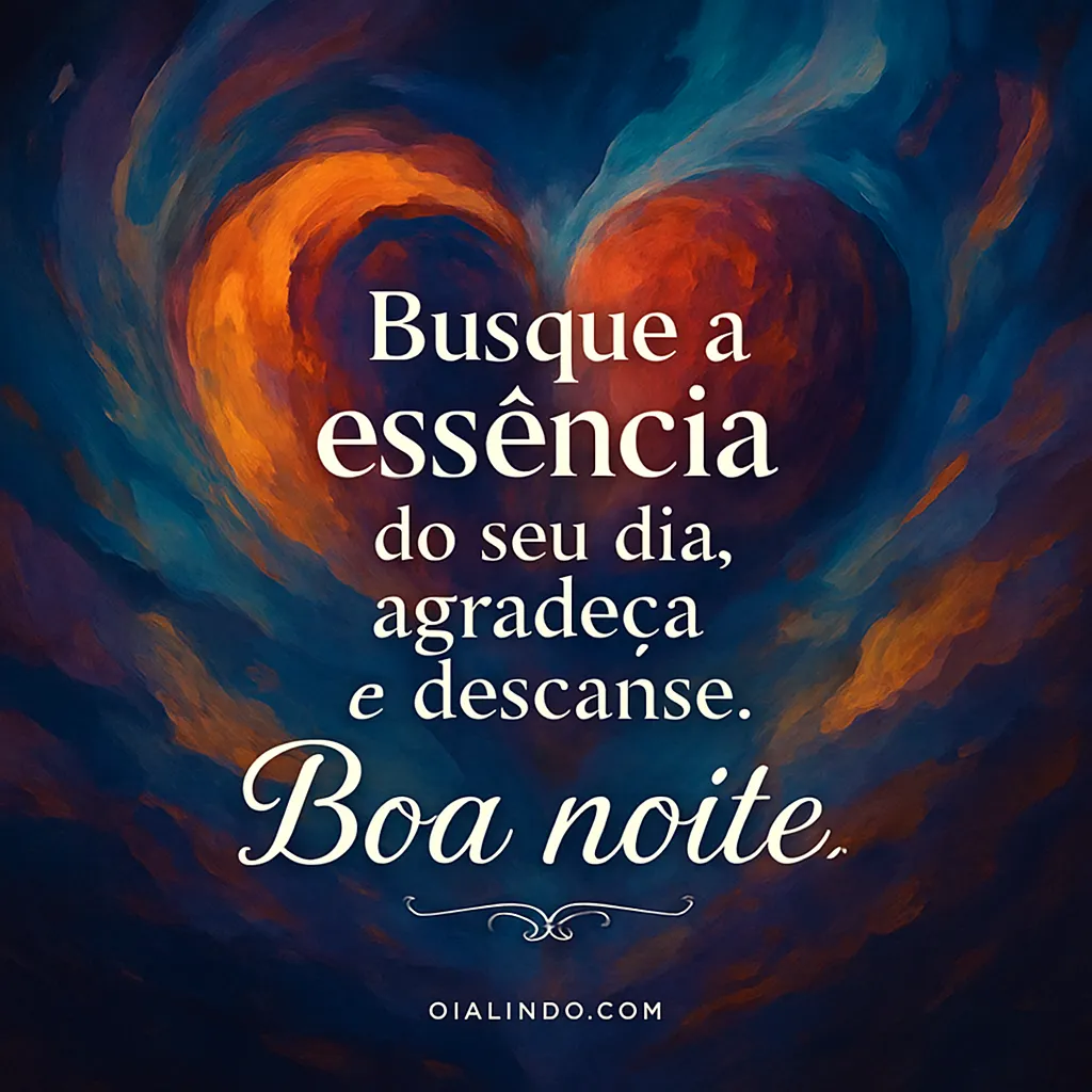 Essência, Gratidão, Descanso