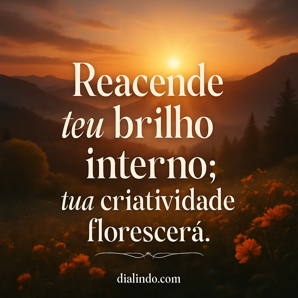 Brilho Interno, Criatividade em Flor
