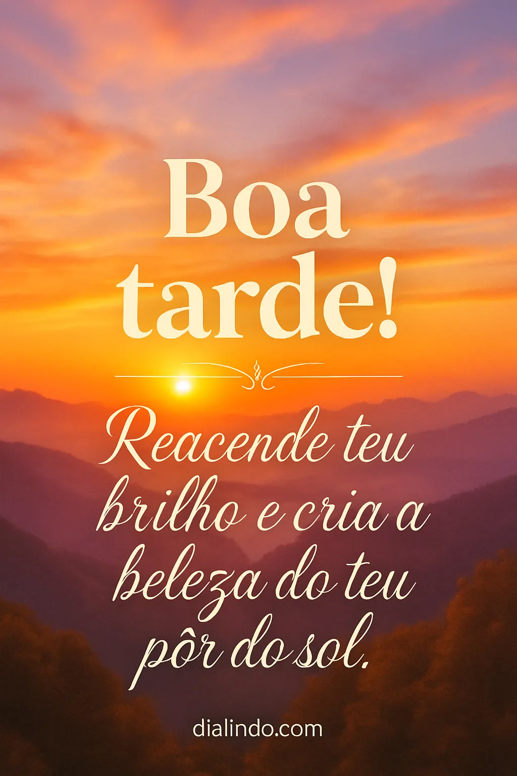 Reacende teu Pôr do Sol