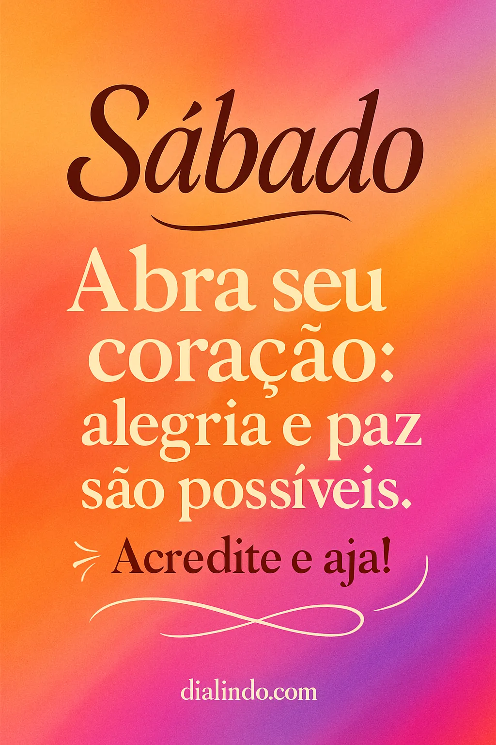 Abra o Coração, Encontre a Paz