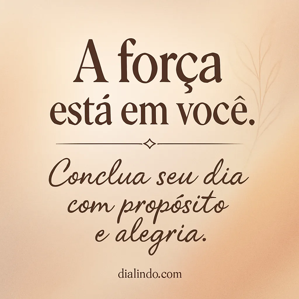 Propósito Alegre: Sua Força Interna