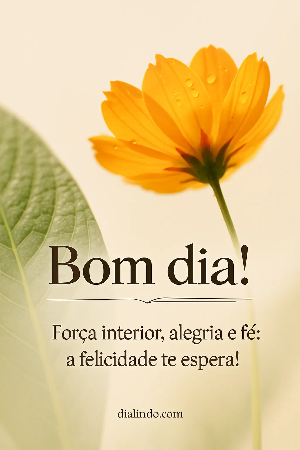 Felicidade: Fé, Força, Alegria