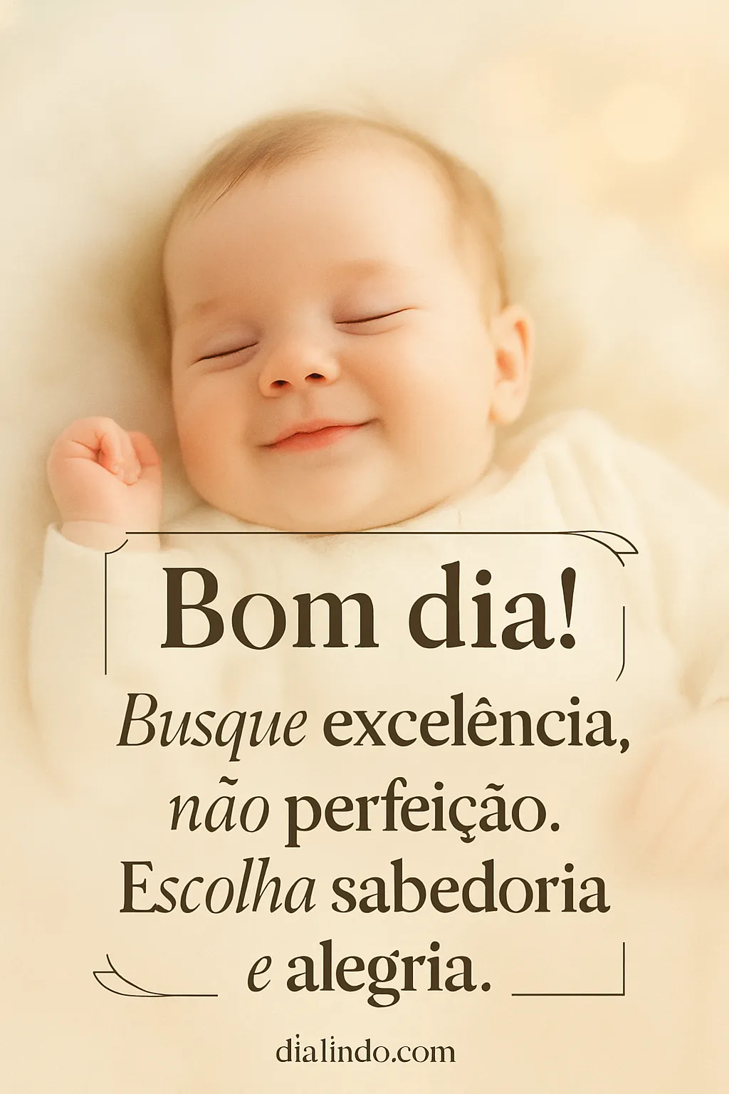 Excelência Alegre, Sabedoria Escolhida