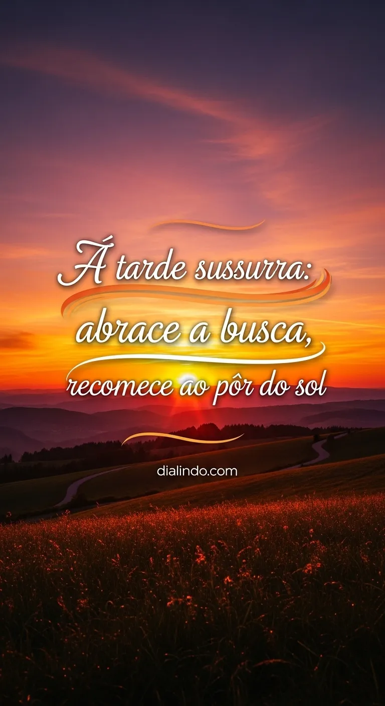 Pôr do Sol, Novo Começo