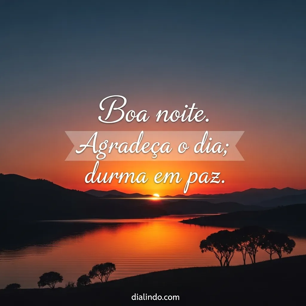 Gratidão Noturna, Paz Serena