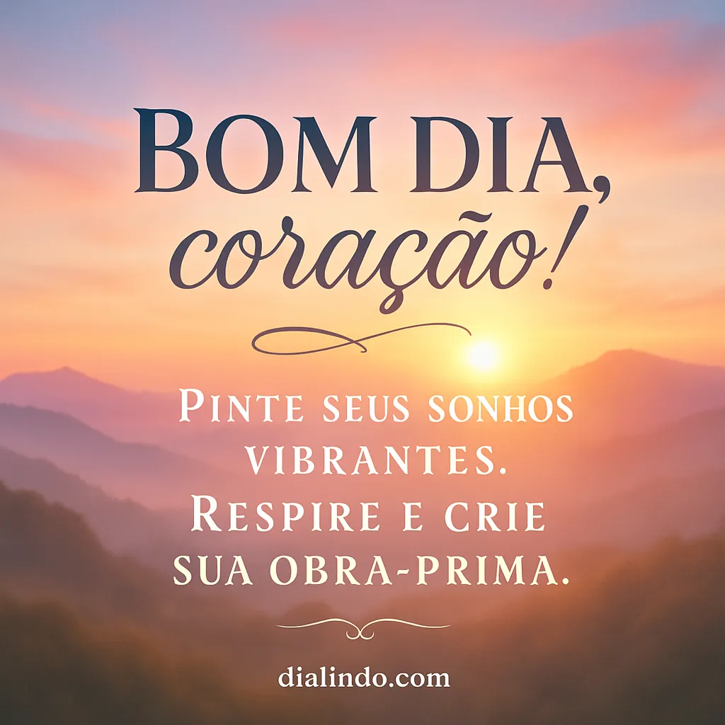 Sonhos Vibrantes: Obra-Prima Diária
