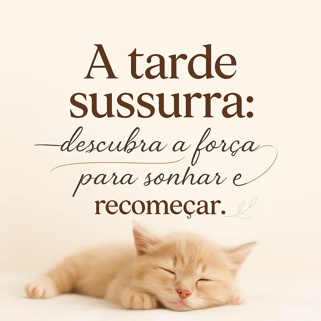 Sussurro da Tarde, Recomece