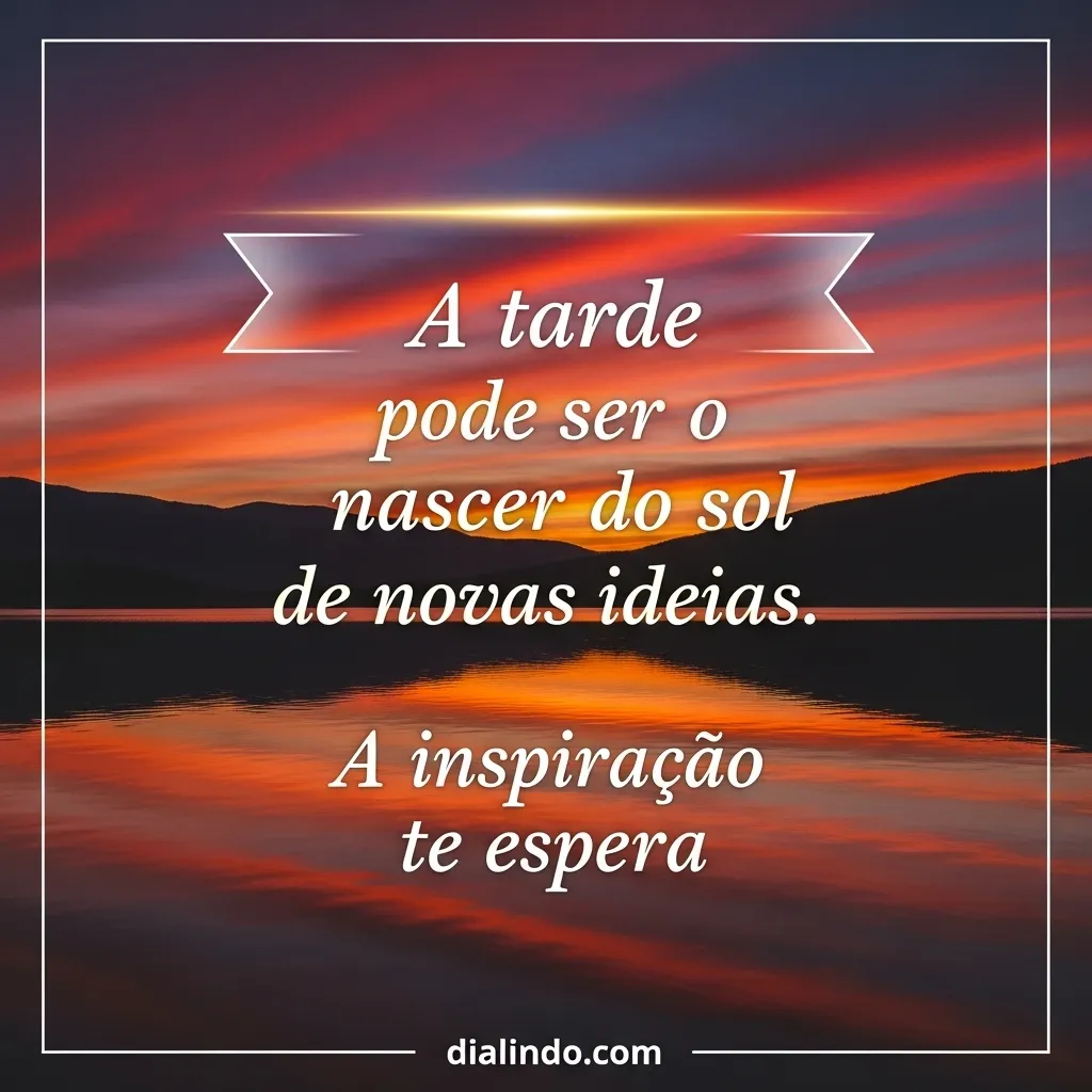 Tarde Inspiradora: Sol de Ideias