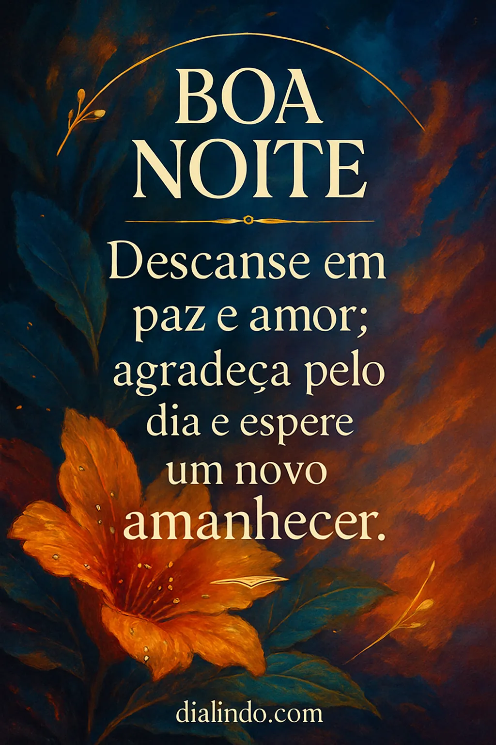 Gratidão e Amanhecer Sereno