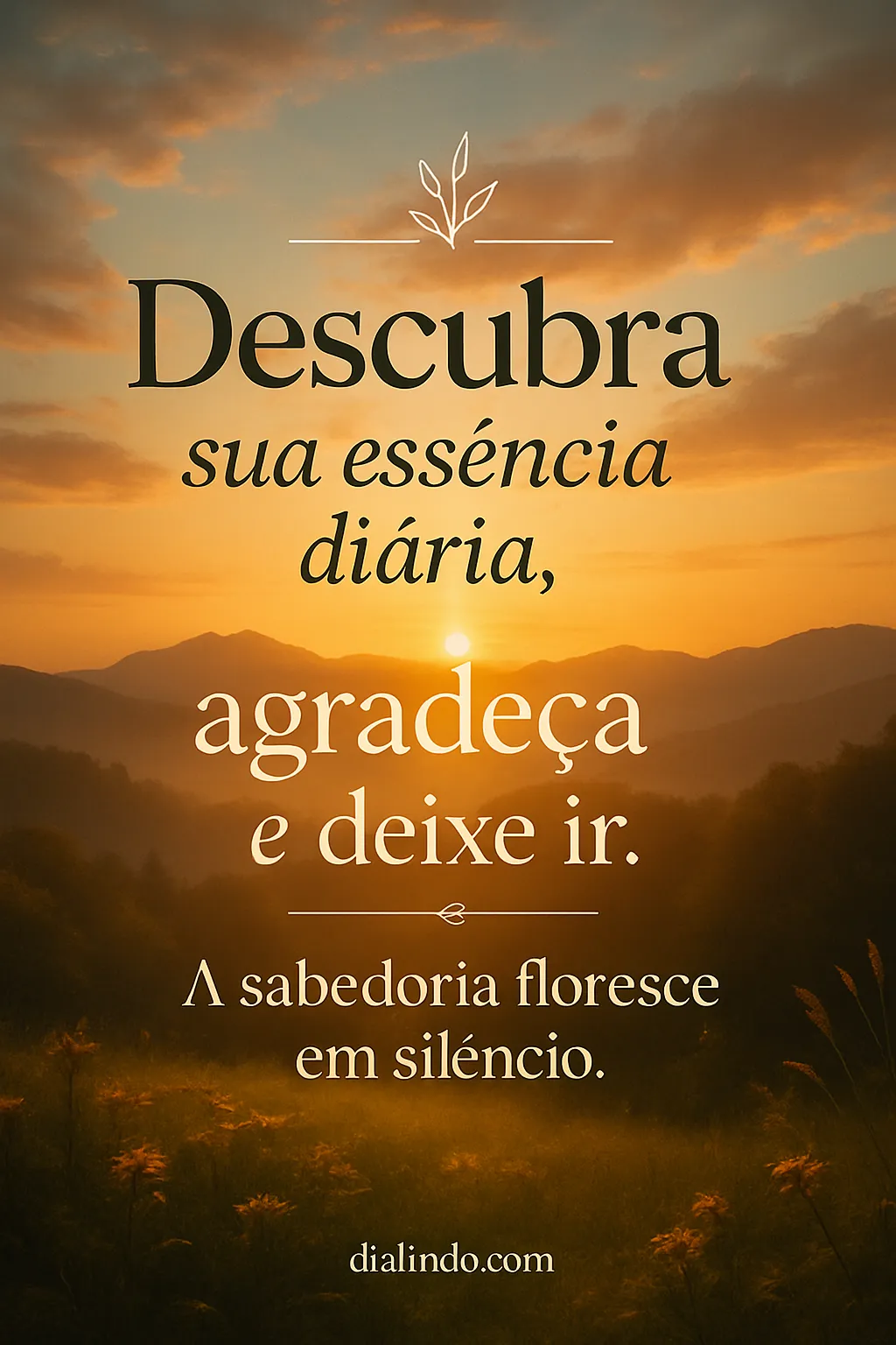 Silêncio, Gratidão, Essência