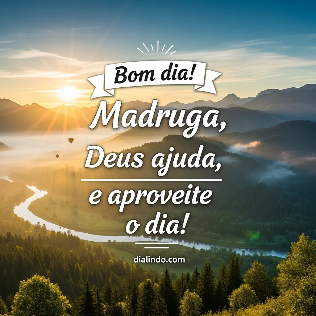 Madrugada, bênção diária