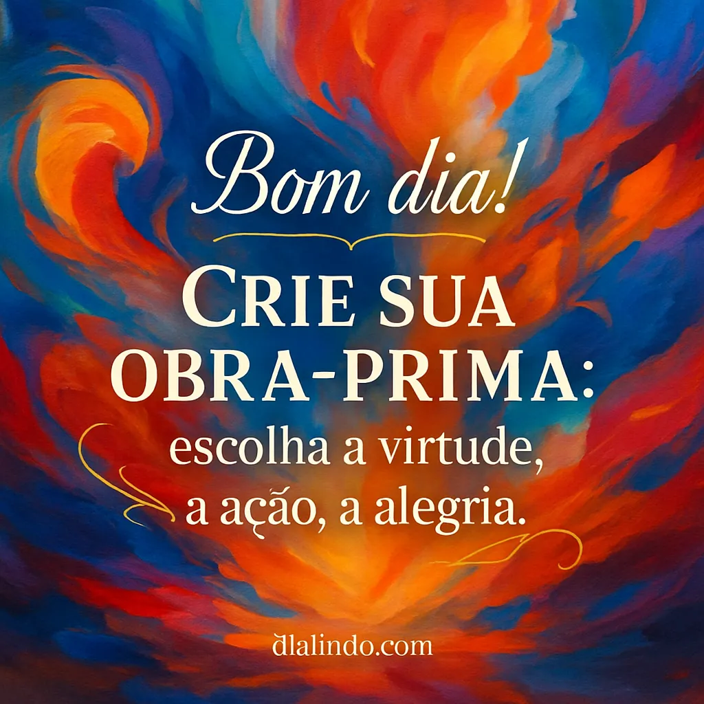 Virtude, Ação, Alegria: Crie