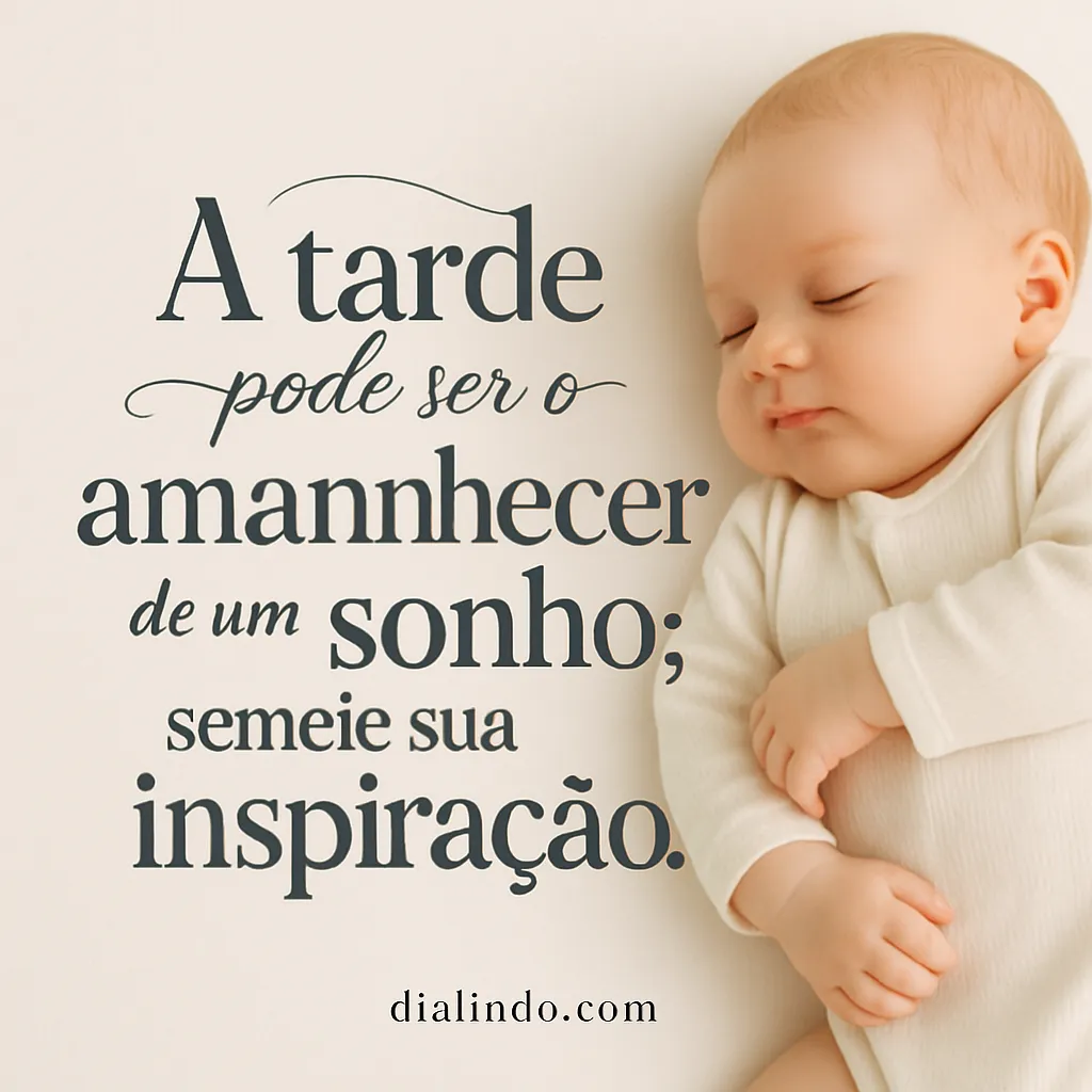 Tarde Inspiradora: Novo Amanhecer