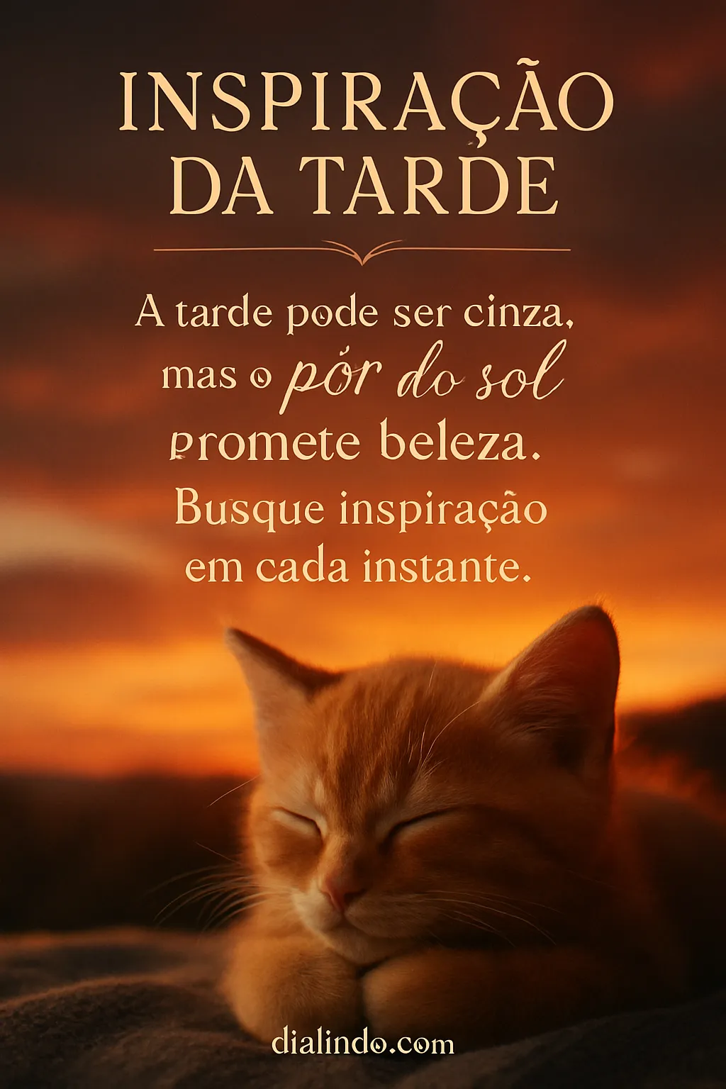 Beleza no Pôr do Cinza