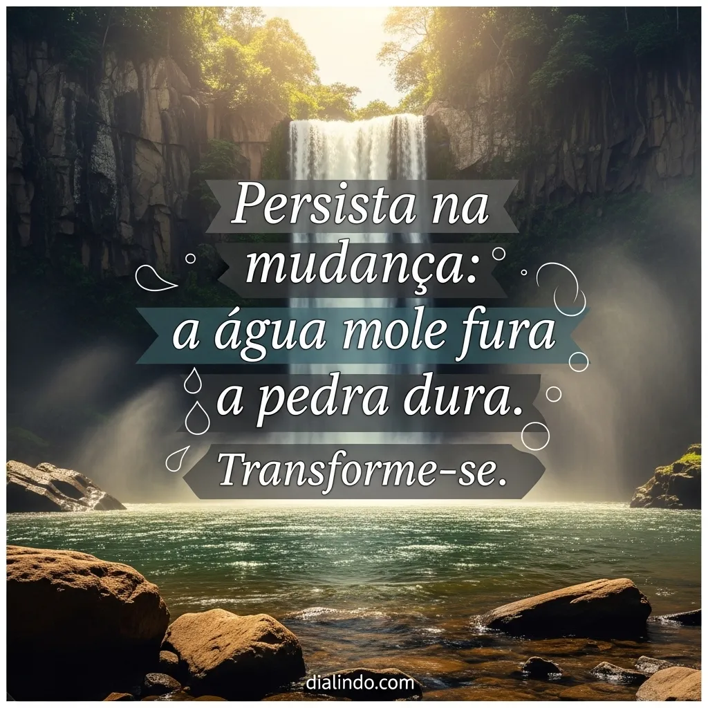 Transformação: Água Mole