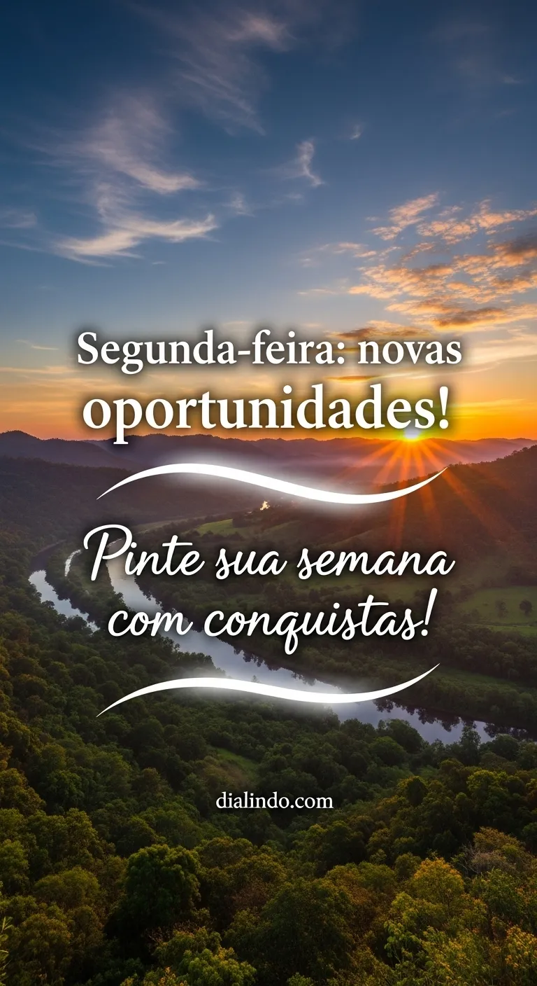 Semana Colorida de Sucessos - Imagem inspiradora