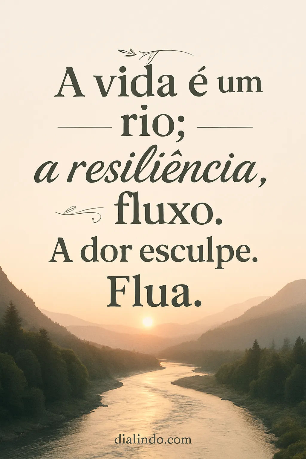 Esculpida pelo Fluxo