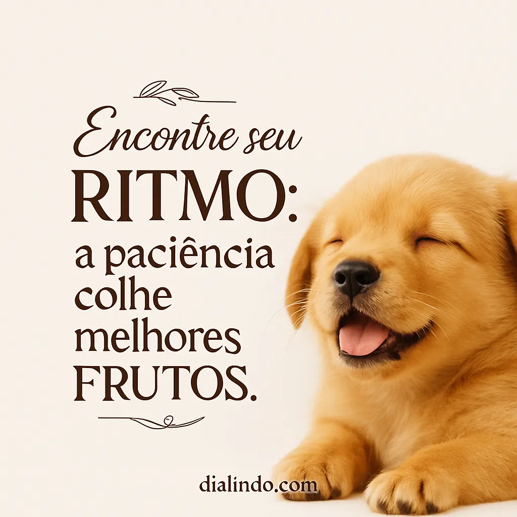 Paciência: Colheita Abundante