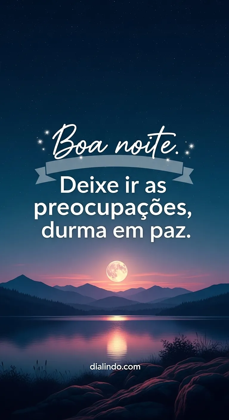 Paz Noturna, Deixe Ir