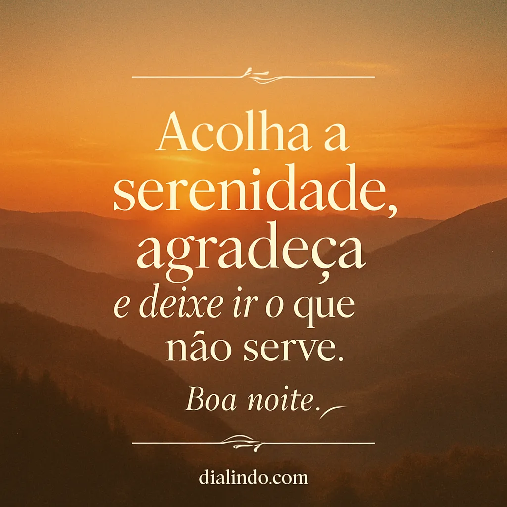 Gratidão Serenidade Libertação