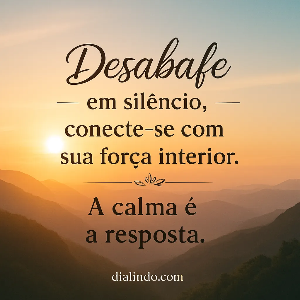 Silêncio: A Calma Interior