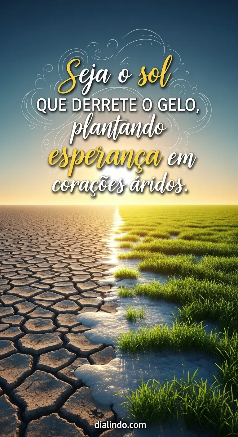 Derretendo Gelo, Plantando Esperança